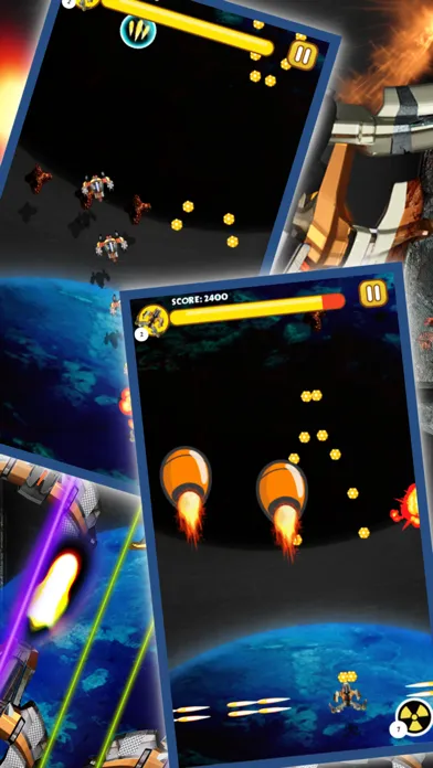Ảnh chụp màn hình của Galaxia a battle space shooter game