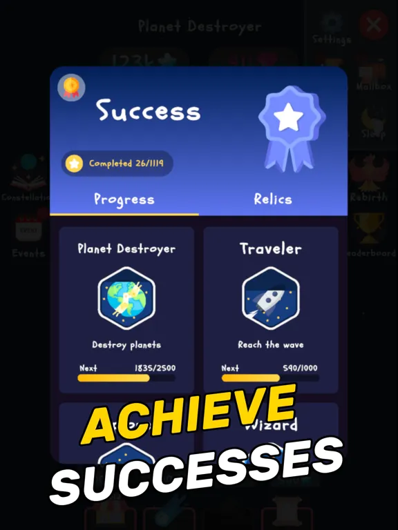 Capturas de tela do Planet Destroyer: Idle Game iPad 