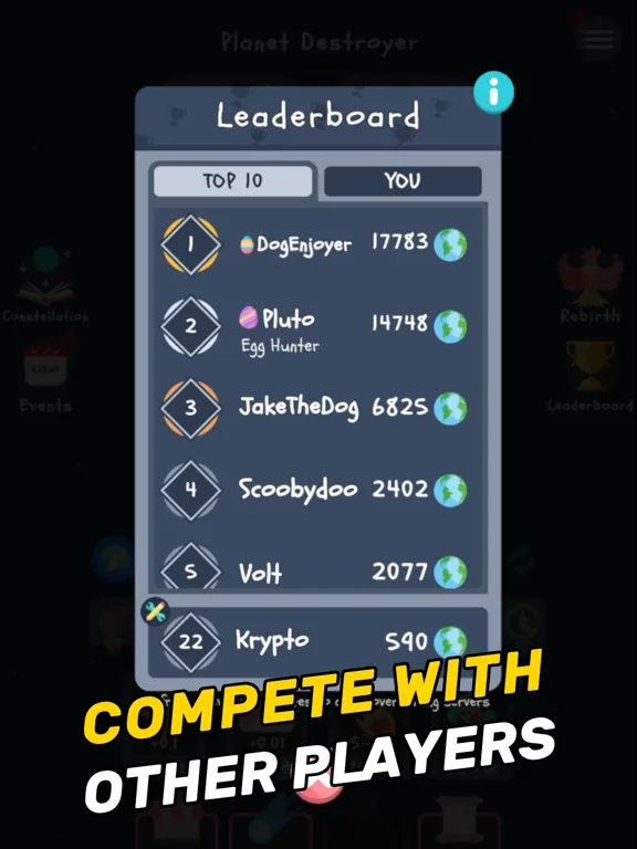 Capturas de tela do Planet Destroyer: Idle Game iPad 