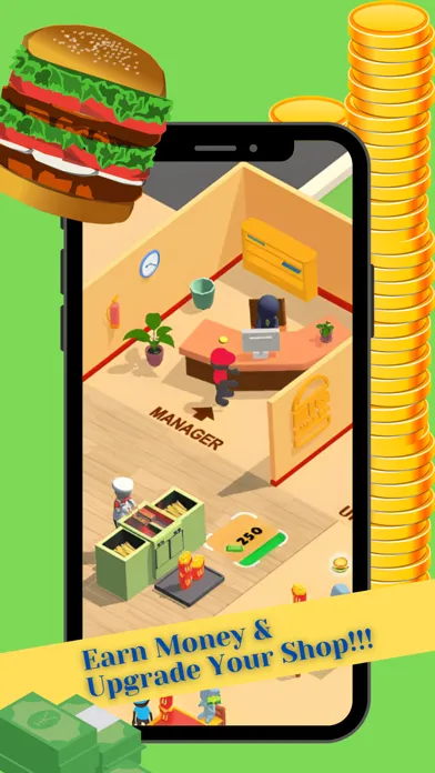Zrzuty ekranu Idle Burger Restaurant Tycoon