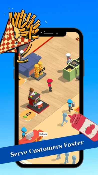 Zrzuty ekranu Idle Burger Restaurant Tycoon