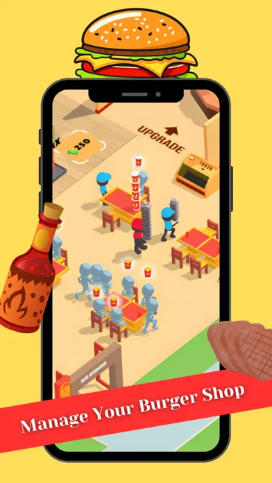Zrzuty ekranu Idle Burger Restaurant Tycoon