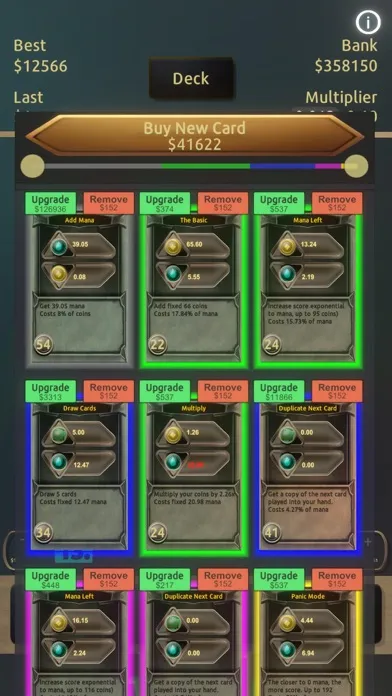 Tangkapan skrin Idle Deck Builder