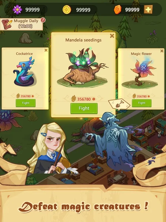 Capturas de tela do Idle Magic Academy iPad 