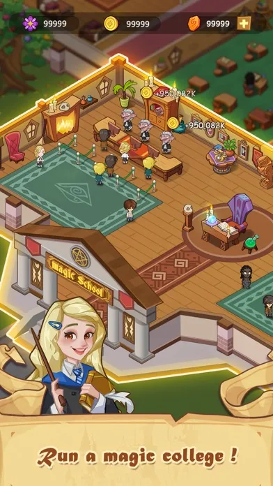 Capturas de tela do Idle Magic Academy