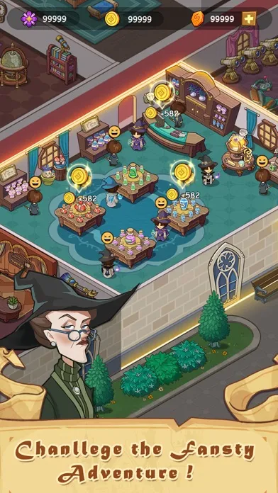 Capturas de tela do Idle Magic Academy