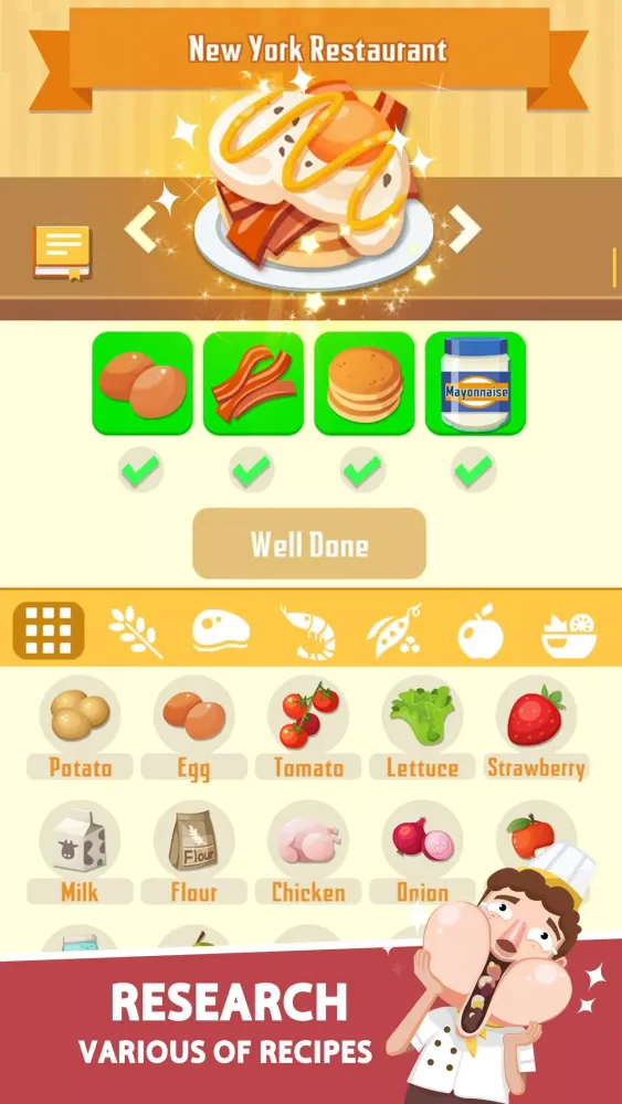 Idle Cook–Food Restaurant Game سکرین شاٹس