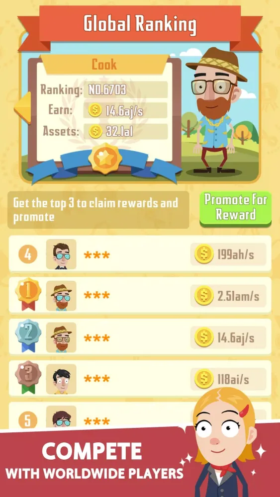 Idle Cook–Food Restaurant Game سکرین شاٹس