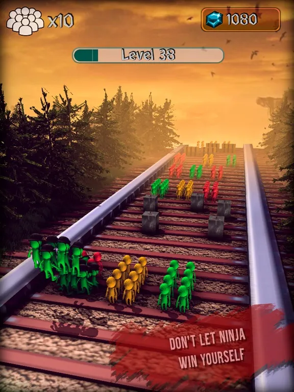 Stickman Zombie vs Ninja Fight iPad  স্ক্রিনশট