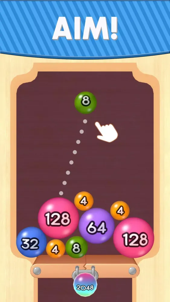 Скриншоты 2048 Balls 3D