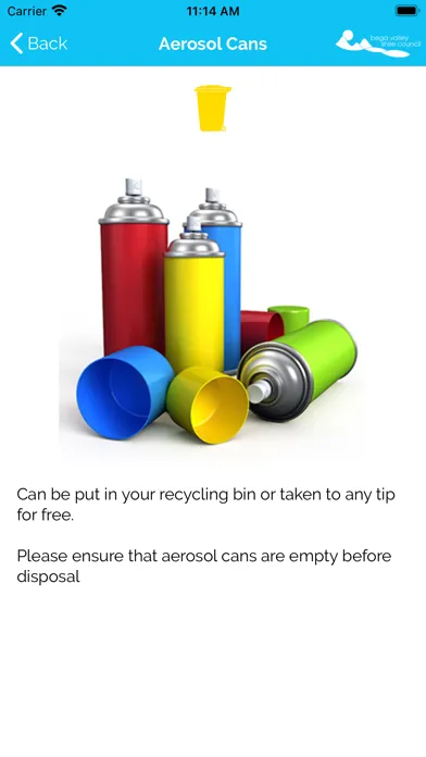 Bega Valley Shire Waste Info স্ক্রিনশট
