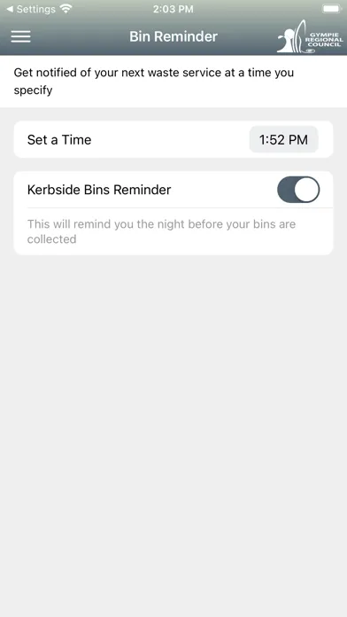 Ảnh chụp màn hình của Waste Wise Gympie Council