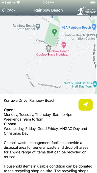 Ảnh chụp màn hình của Waste Wise Gympie Council