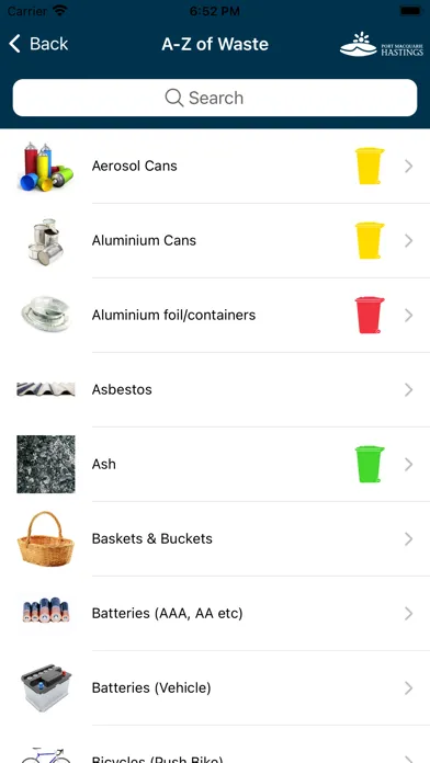 Port Macquarie Waste Info स्क्रीनशॉट