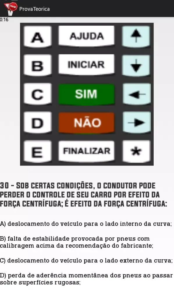 Capturas de pantalla de Simulado Prova Detran