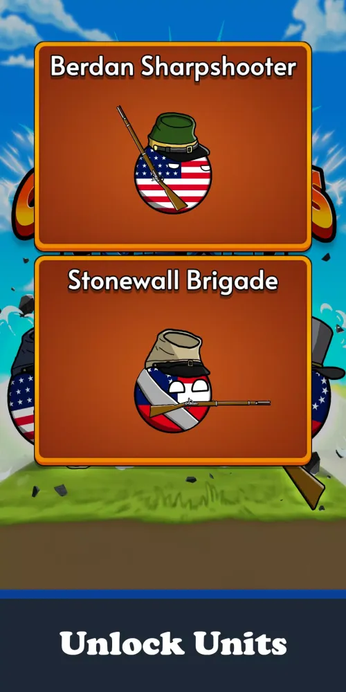Countryballs Civil War应用截图
