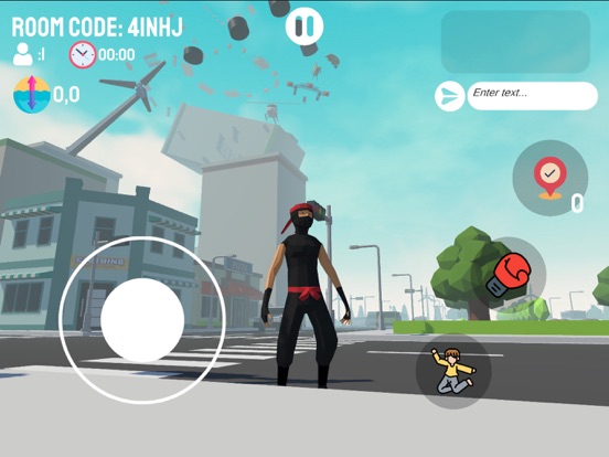 Tangkapan skrin Don't Fall Down - Parkour iPad 