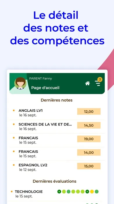 PRONOTE应用截图