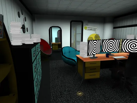 Smiling-X: Horror at Office iPad  스크린샷