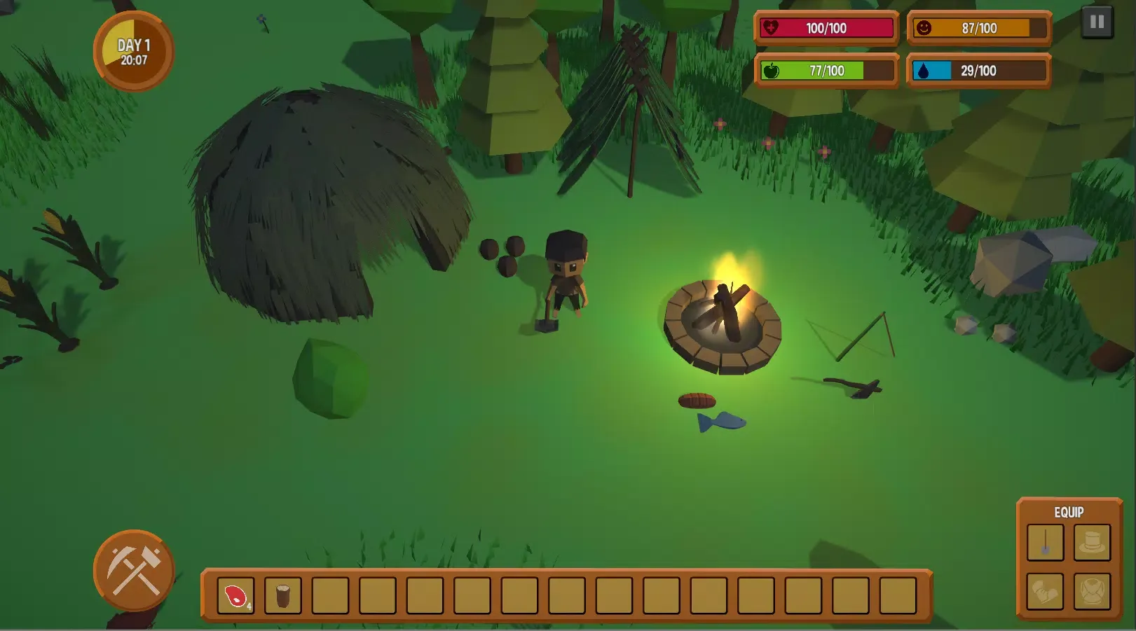 Screenshot di Survival Engine