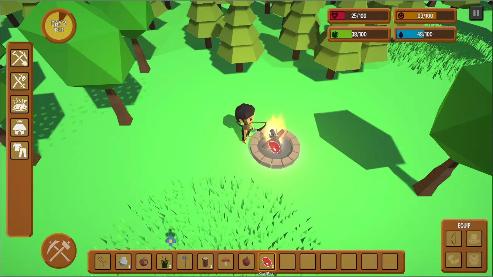 Screenshot di Survival Engine