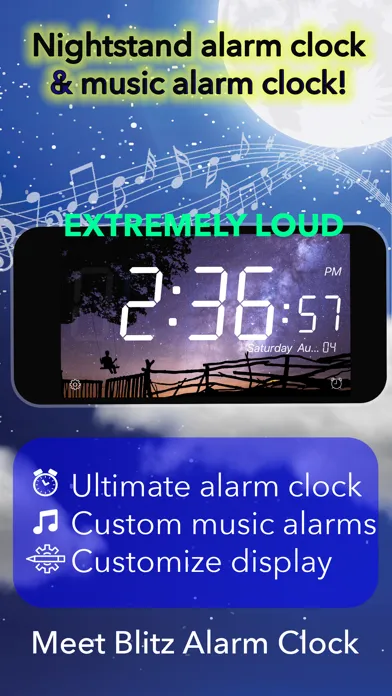 Loud Alarm Clock by BLITZ Screenshots