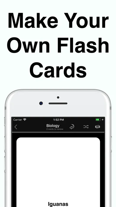 Tangkapan layar Flash Cards Maker - Flashcardy