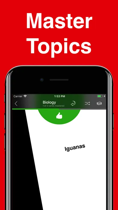 Tangkapan layar Flash Cards Maker - Flashcardy