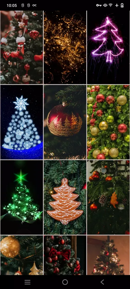 Tangkapan layar Christmas & NY Wallpapers 2025