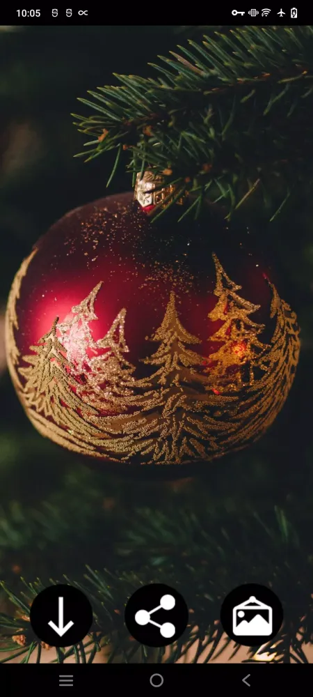 Tangkapan layar Christmas & NY Wallpapers 2025