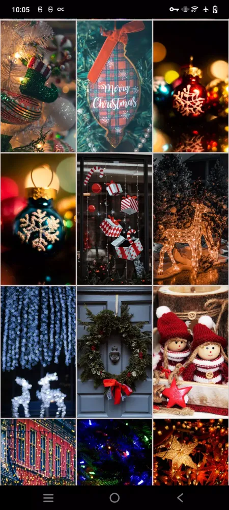 Tangkapan layar Christmas & NY Wallpapers 2025
