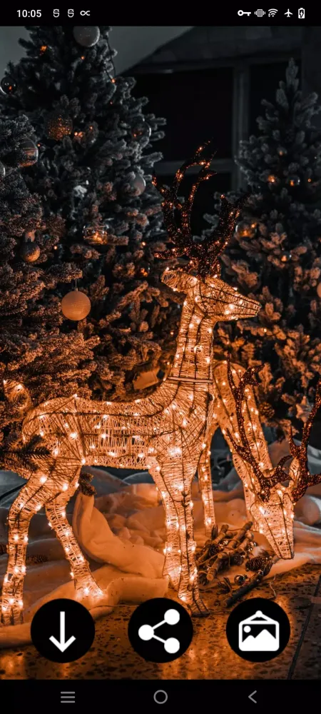 Tangkapan layar Christmas & NY Wallpapers 2025