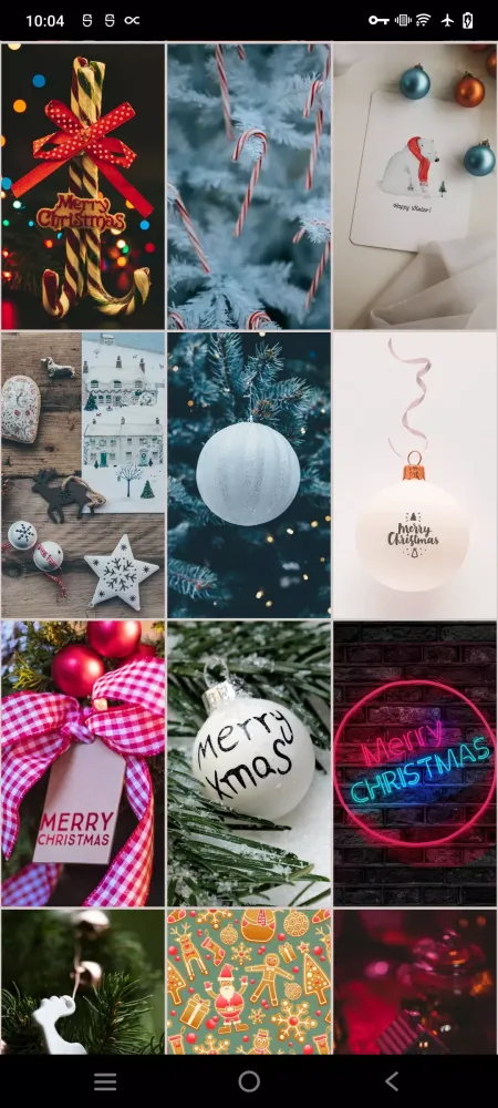 Tangkapan layar Christmas & NY Wallpapers 2025