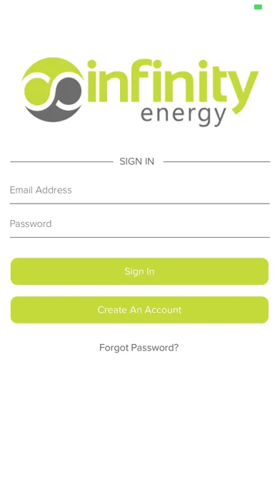 Tangkapan skrin Infinity Energy