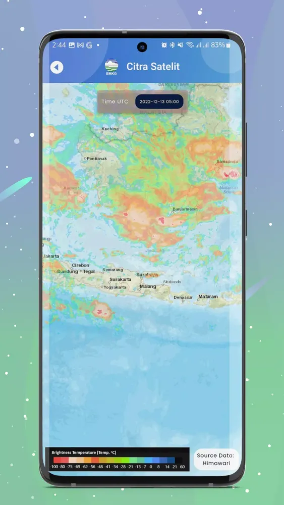 Screenshot di Info BMKG