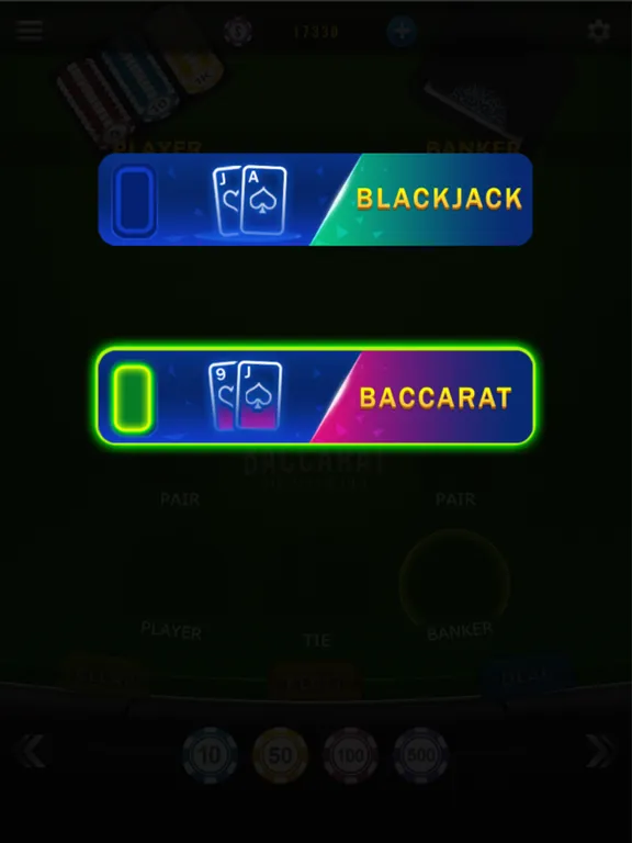 Tangkapan layar Casino Collection iPad 