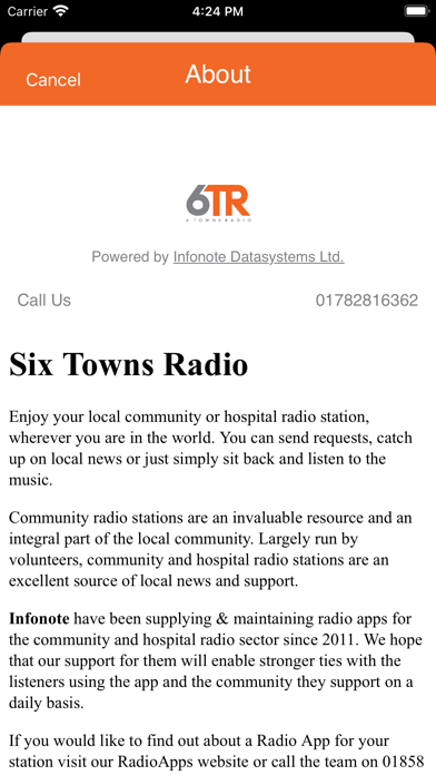 Six Towns Radio स्क्रीनशॉट