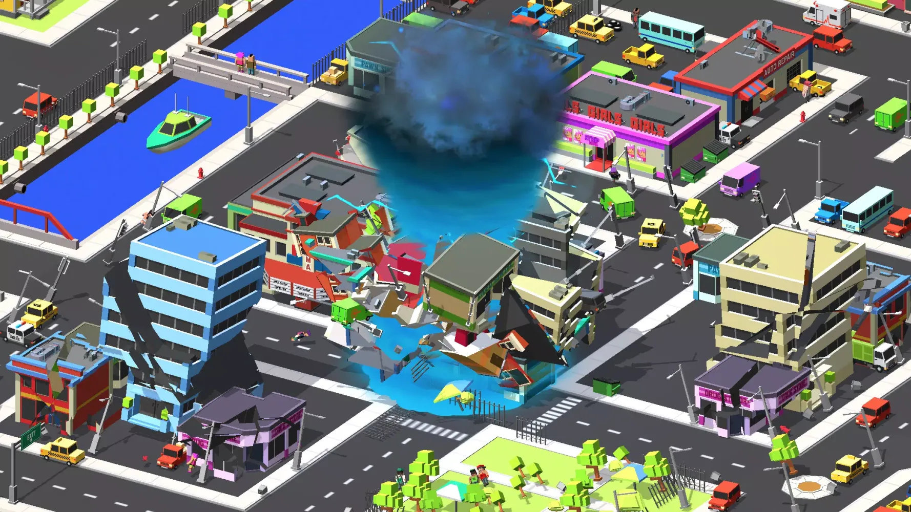 Capturas de pantalla de Holein Tornado io eating game