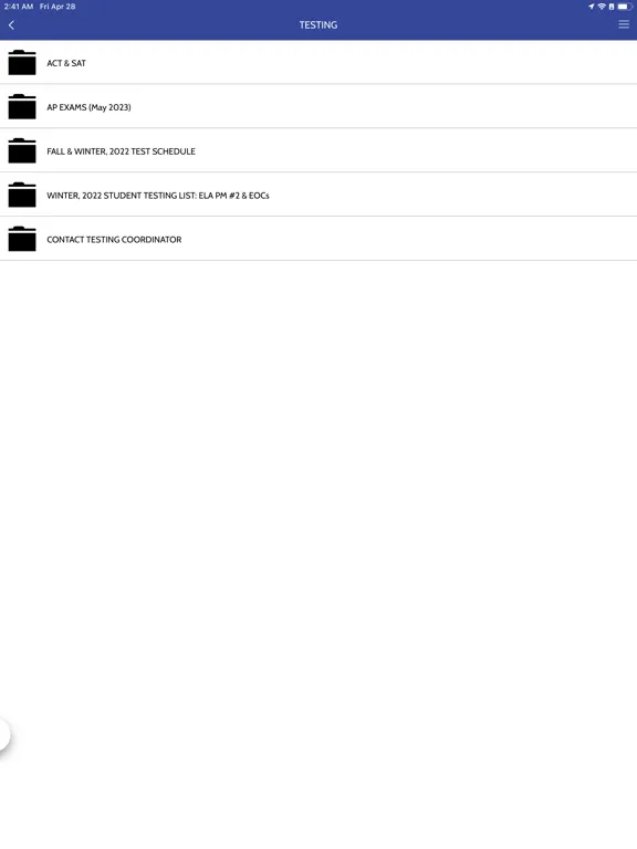 Zrzuty ekranu Inlet Grove High School iPad 