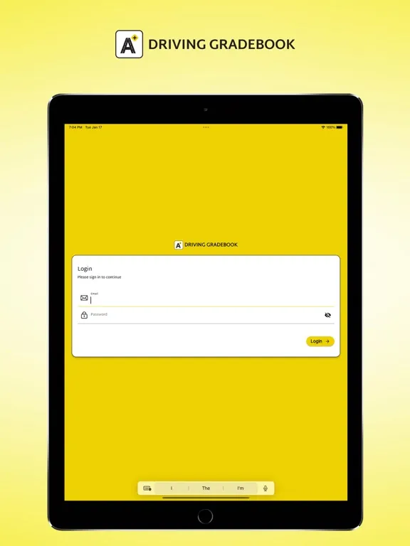 Driving GradeBook iPad  Screenshots