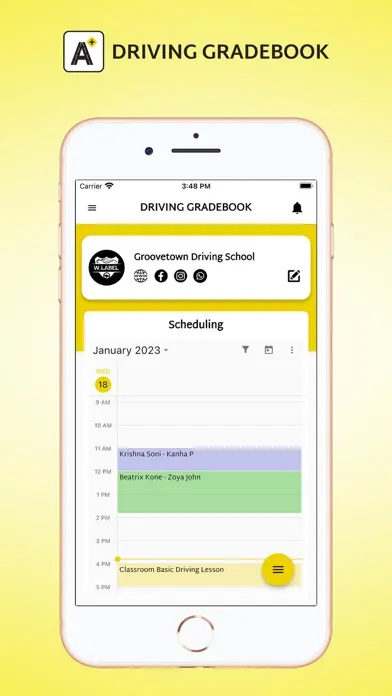 Driving GradeBook Screenshots