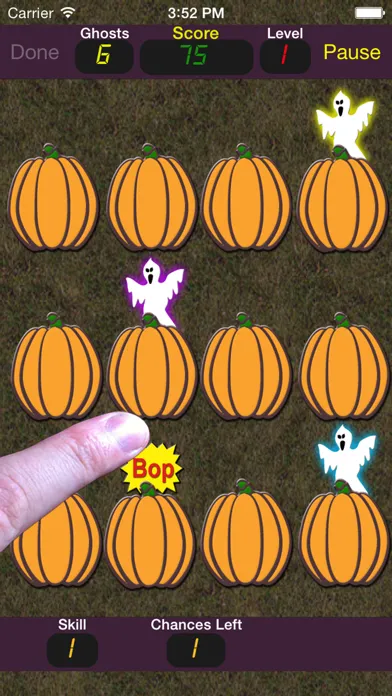 ภาพหน้าจอของ Boppin Ghosts
