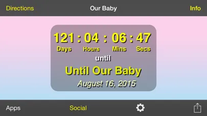 Our Baby Countdown स्क्रीनशॉट