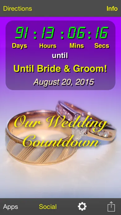 Our Wedding Countdown Ekran Görüntüleri