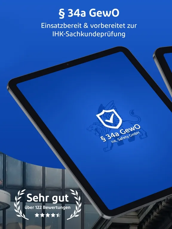 Captures d'écran de § 34a GewO Lern-App iPad 
