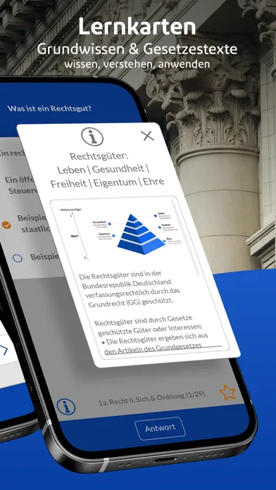 Captures d'écran de § 34a GewO Lern-App