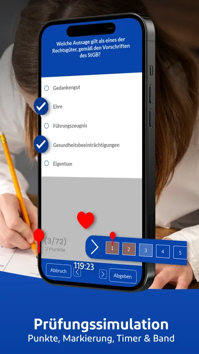 Captures d'écran de § 34a GewO Lern-App