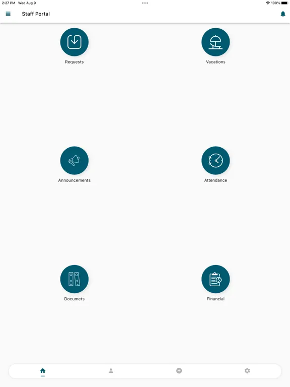 Captures d'écran de HR Staff Portal iPad 