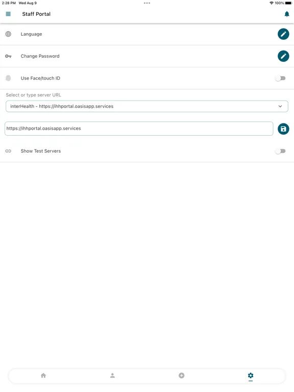 Captures d'écran de HR Staff Portal iPad 