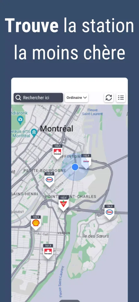 Screenshot di Prix Essence Quebec Gas Prices